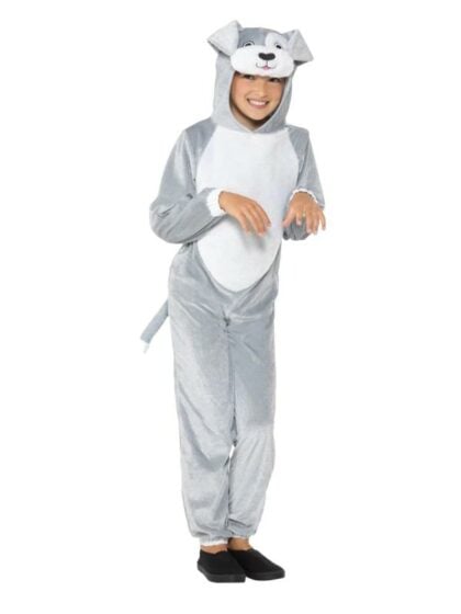 Kids Grey Dog Costume