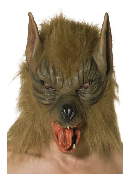 full head fur and latex Werewolf mask