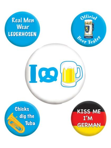 Oktoberfest Party Button Badges