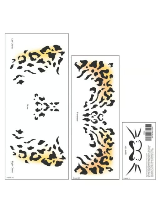 Cheetah Face Tattoo