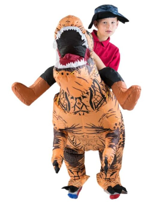 kids Inflatable Ride On T-Rex Costume