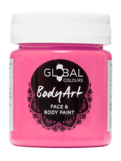 Neon Pink Face Paint