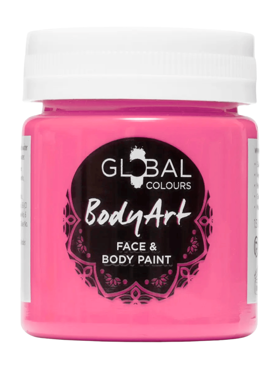Neon Pink Face Paint