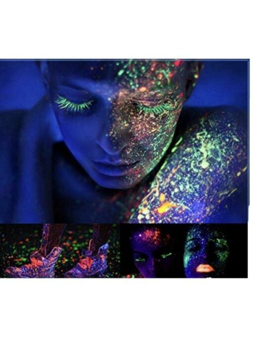 Body Art Neon Glow Face Paint Set - Image 2