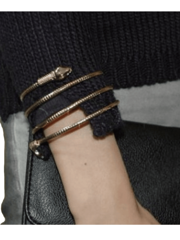 Cleopatra Gold Snake Arm Band back to Ancient Egypt