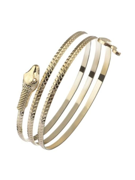 Cleopatra Gold Snake Arm Band back to Ancient Egypt