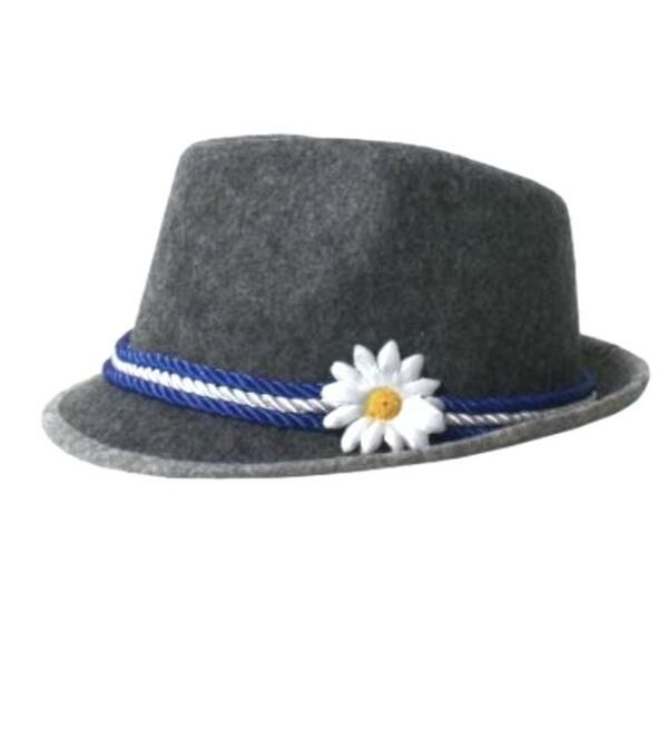 Oktoberfest German Hat with blue & white band