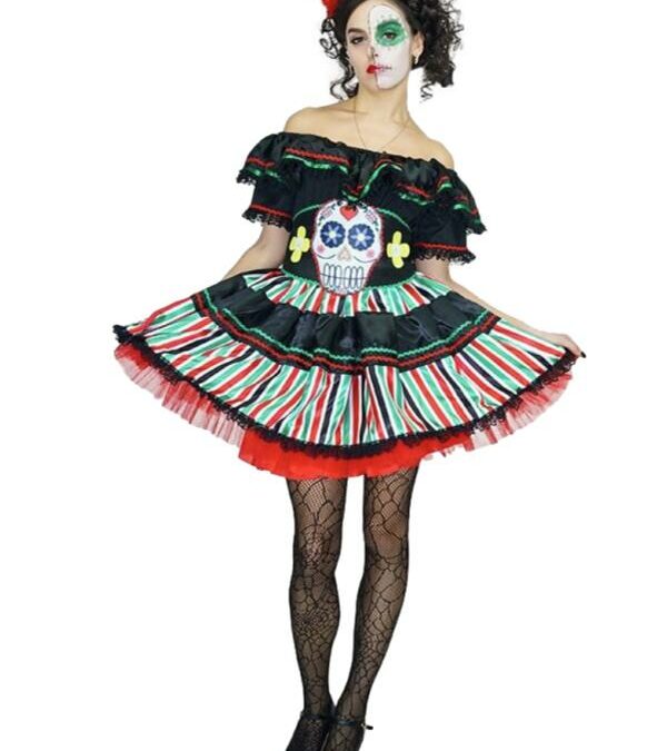 Day of the Dead Sugar Skull Mexican Costume