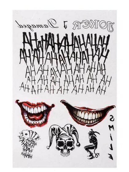 Suicide squad joker tattoos