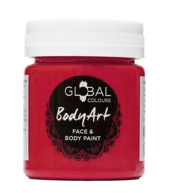 Deep Red – 45ml Face & Body Paint Liquid