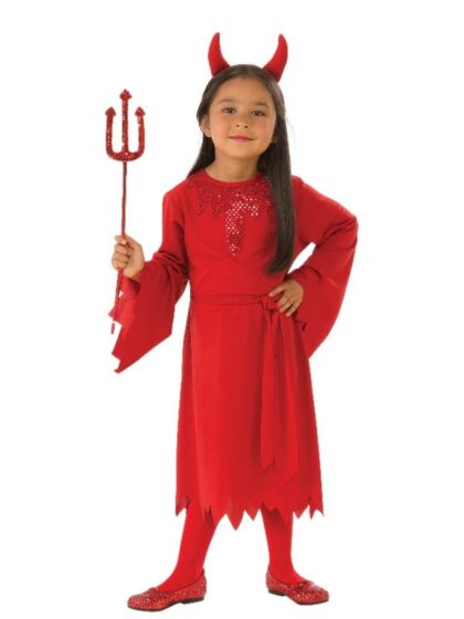 Girls Red Devil Costume