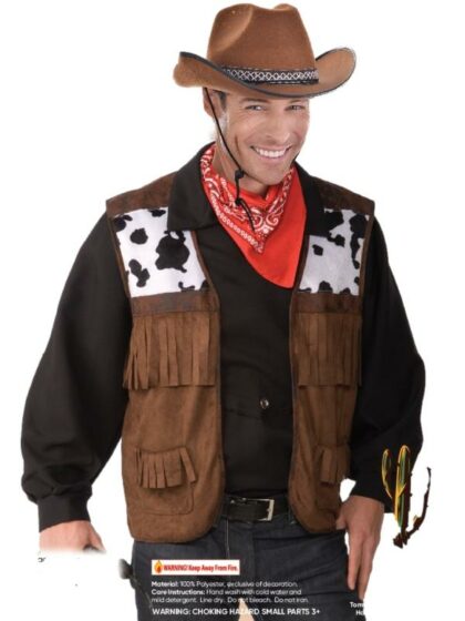 Cowboy vest brown