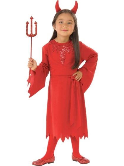 Girls Red Devil Costume
