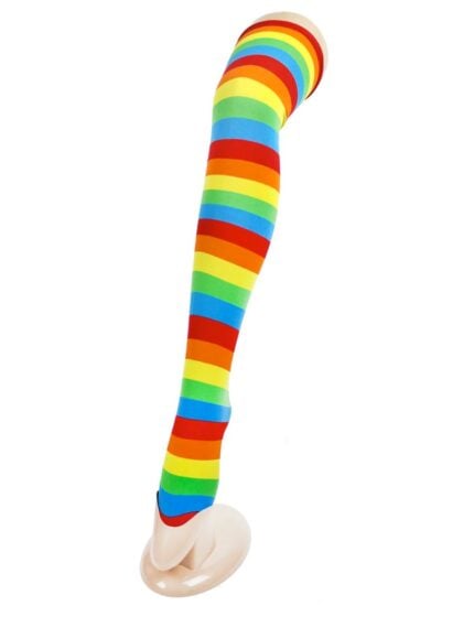 Rainbow Thigh High Stockings