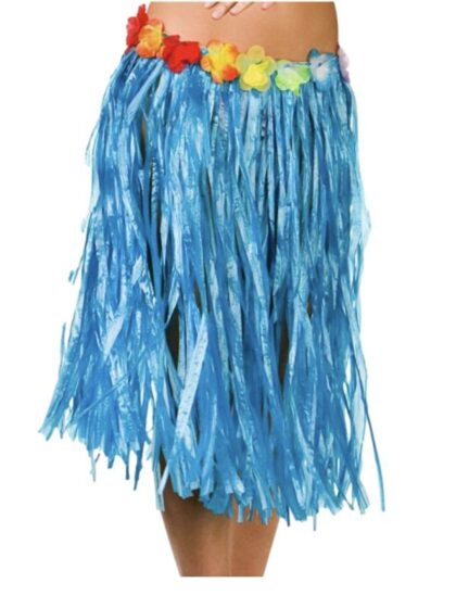 Hawaiian Grass skirt blue