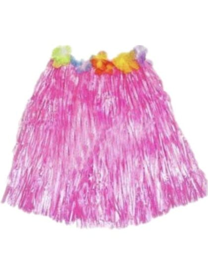 Hawaiian Grass skirt pink
