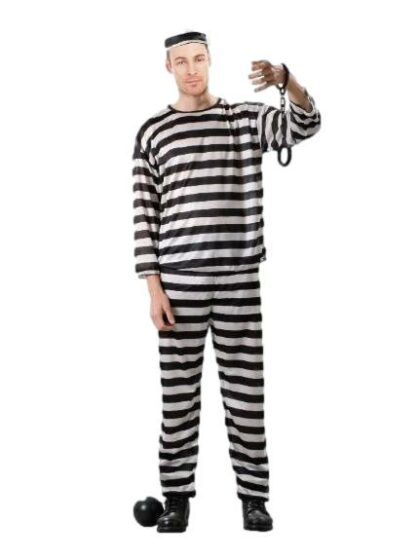 Prisoner black and white costume