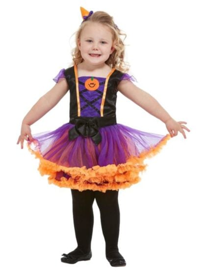 Pumpkin Witch Toddler Costume for children