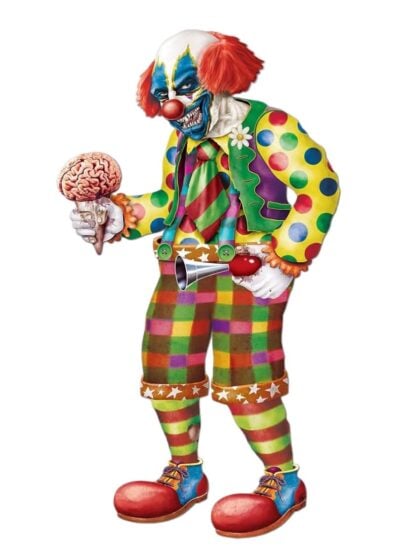 Scary Clown wall decoration