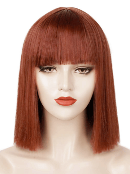 Auburn Shoulder Bob Wig