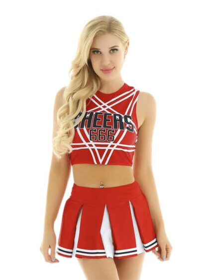 Red and white Cheerleader