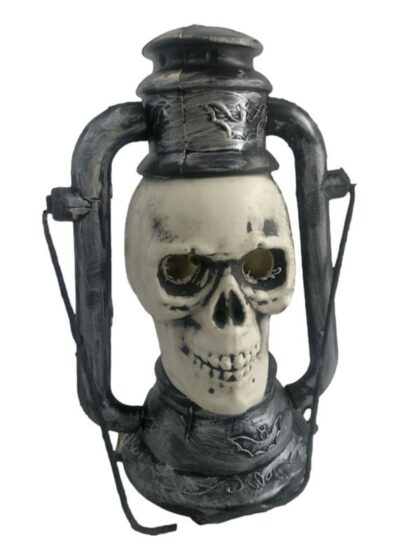 Skull lantern prop