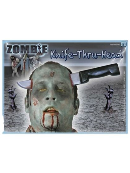 fake knife thru head