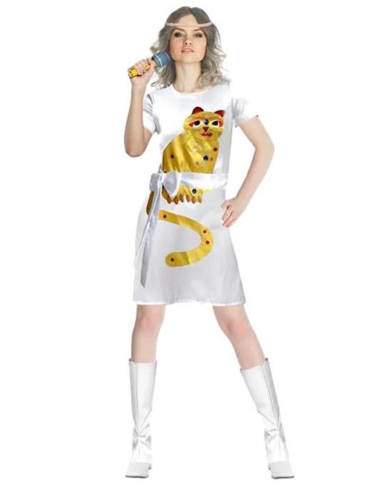 Frida Yellow Cat Dress