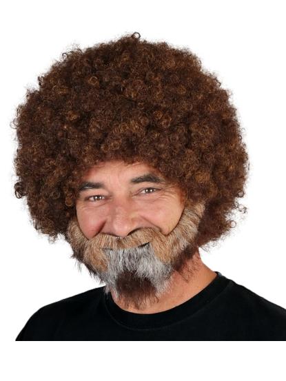 Brown Afro wig