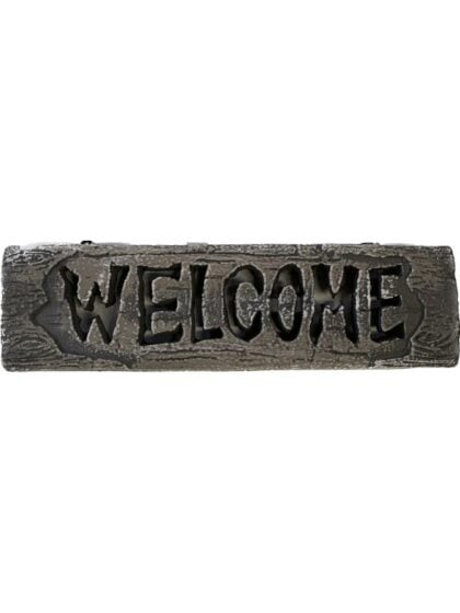 Haunted House Welcome Sign