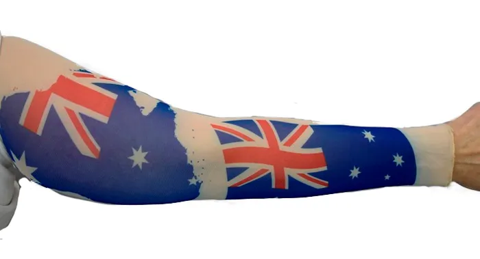 Australian Flag Tattoo Sleeve - Creative Costumes