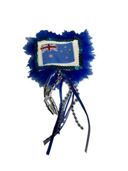 Feathered Australia Flag Badge