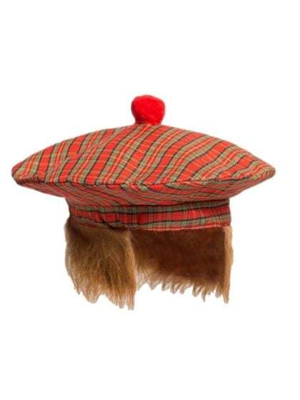 scottish beret with hair