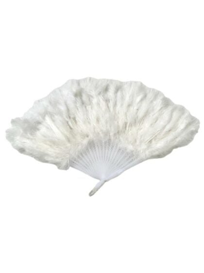 White feather fan