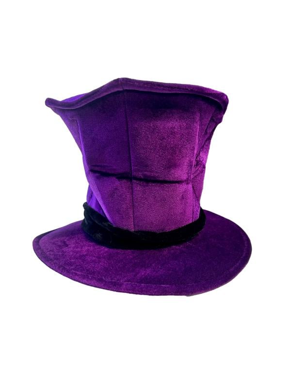 Mad Hatter Top Hat Purple for a genuine gangster look!