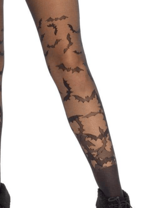 black tights with bats