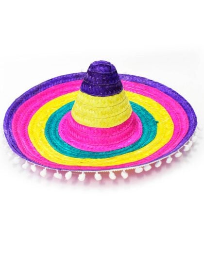 Mexican Sombrero hat - Multi colored