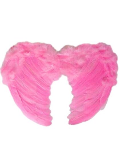 pink feather angel wings
