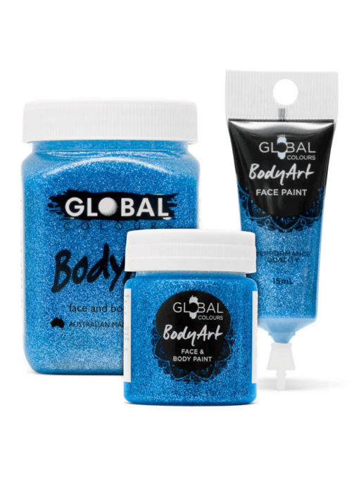 Blue Glitter Face Paint 45ml
