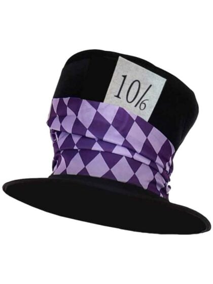 Mad Hatter Hat - Soft Touch Purple