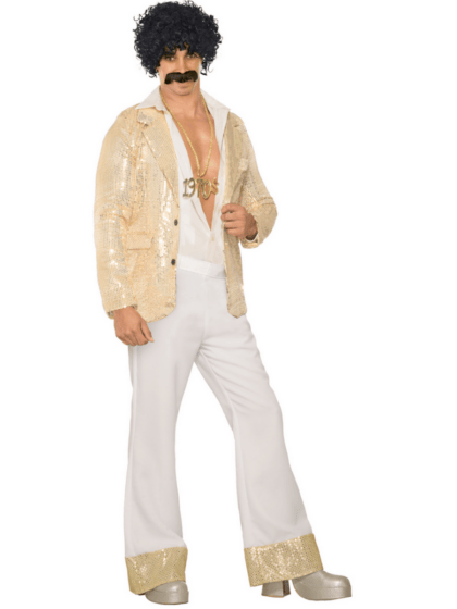 Disco White Flare Pants