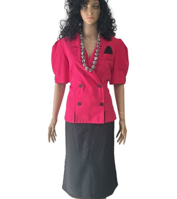 80s Business Woman Power Suit Costume – Adult