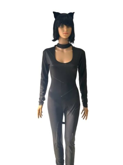 catwoman stitched catsuit costume