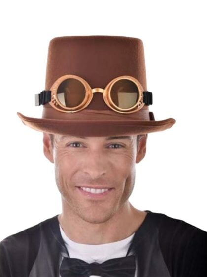 Steampunk Tophat with Goggles