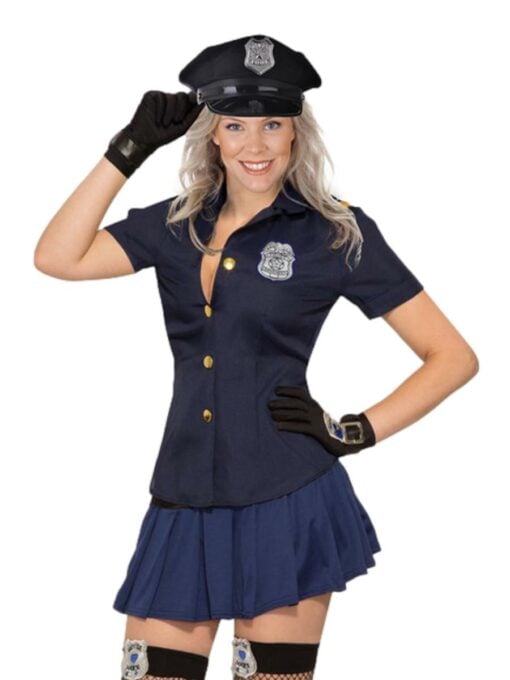 Police Costume Shirt - Adult - Image 2