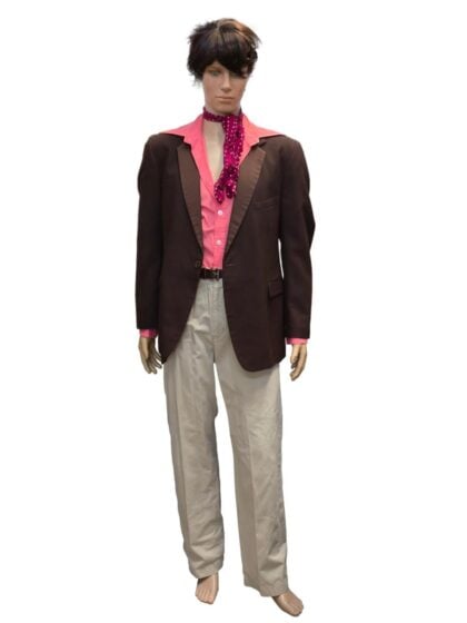 70s Brown Suit Costume