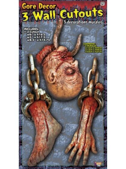 Gore Decor Cut Outs 3pk