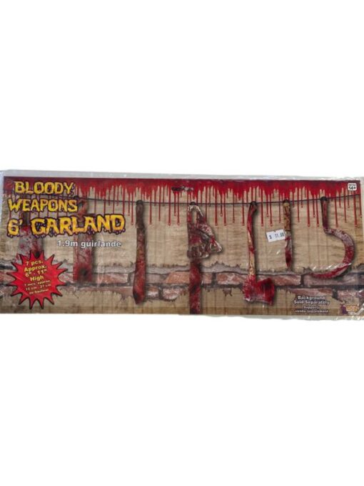 Bloody Weapons Garland Decoration