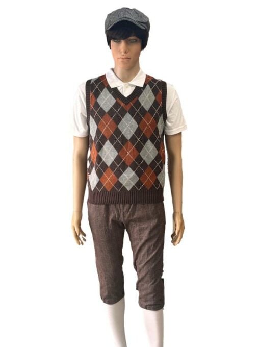 Brown Vintage Golfer Costume - Adult - Creative Costumes