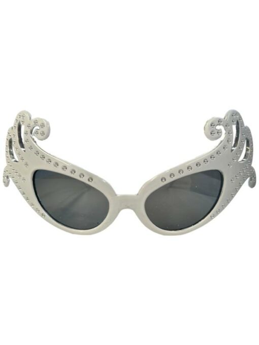 Dame Edna Sunglasses White